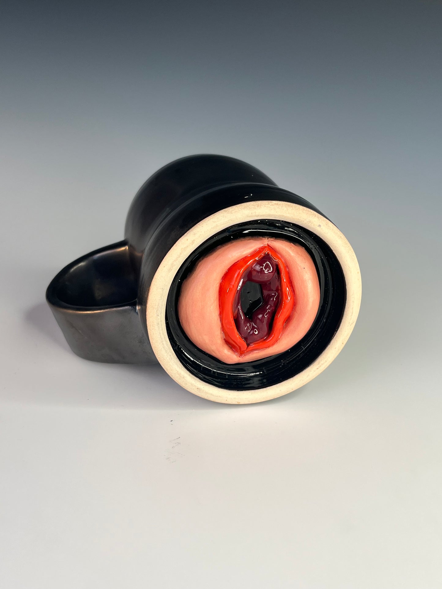 Emily Peek-a-Boo Pussy Mug