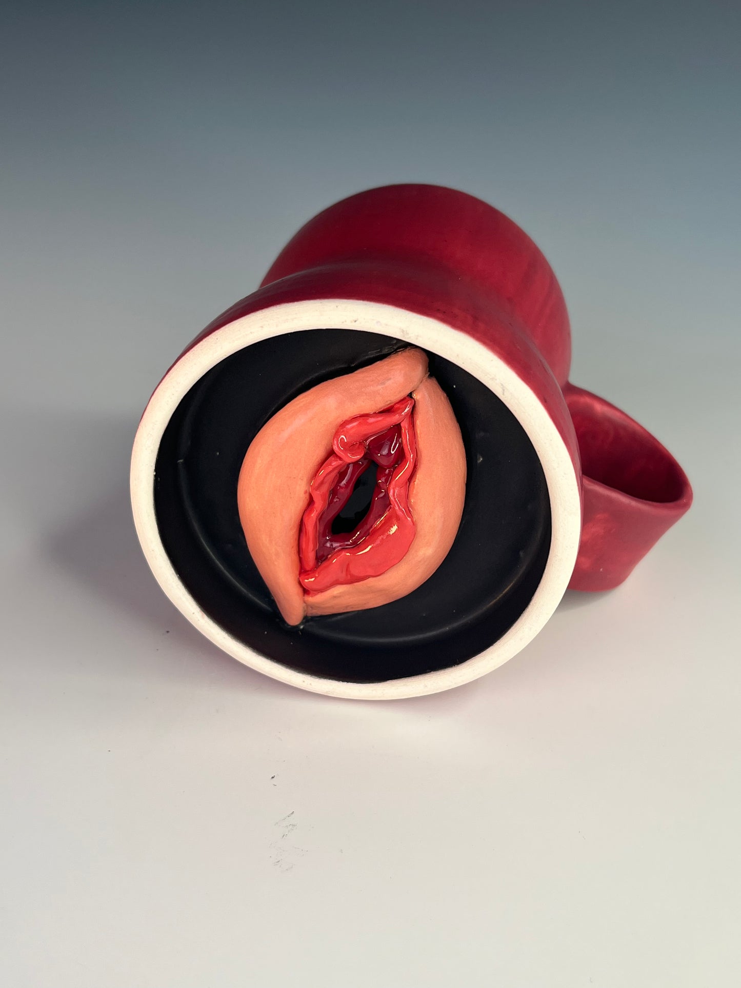 Ursula Peek-a-Boo Pussy Mug